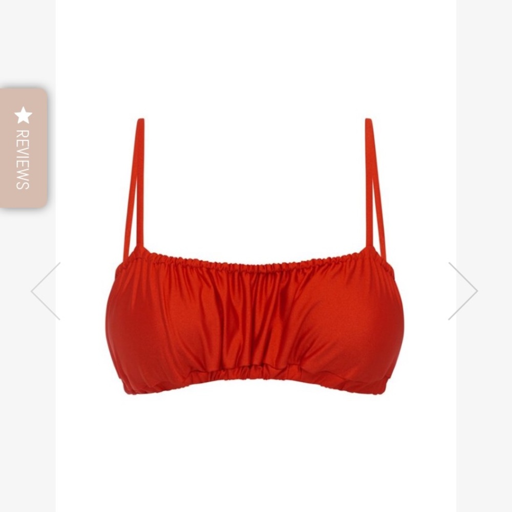 SOMERFIELD SWIM AVALON TOP - POPPY SIZE M